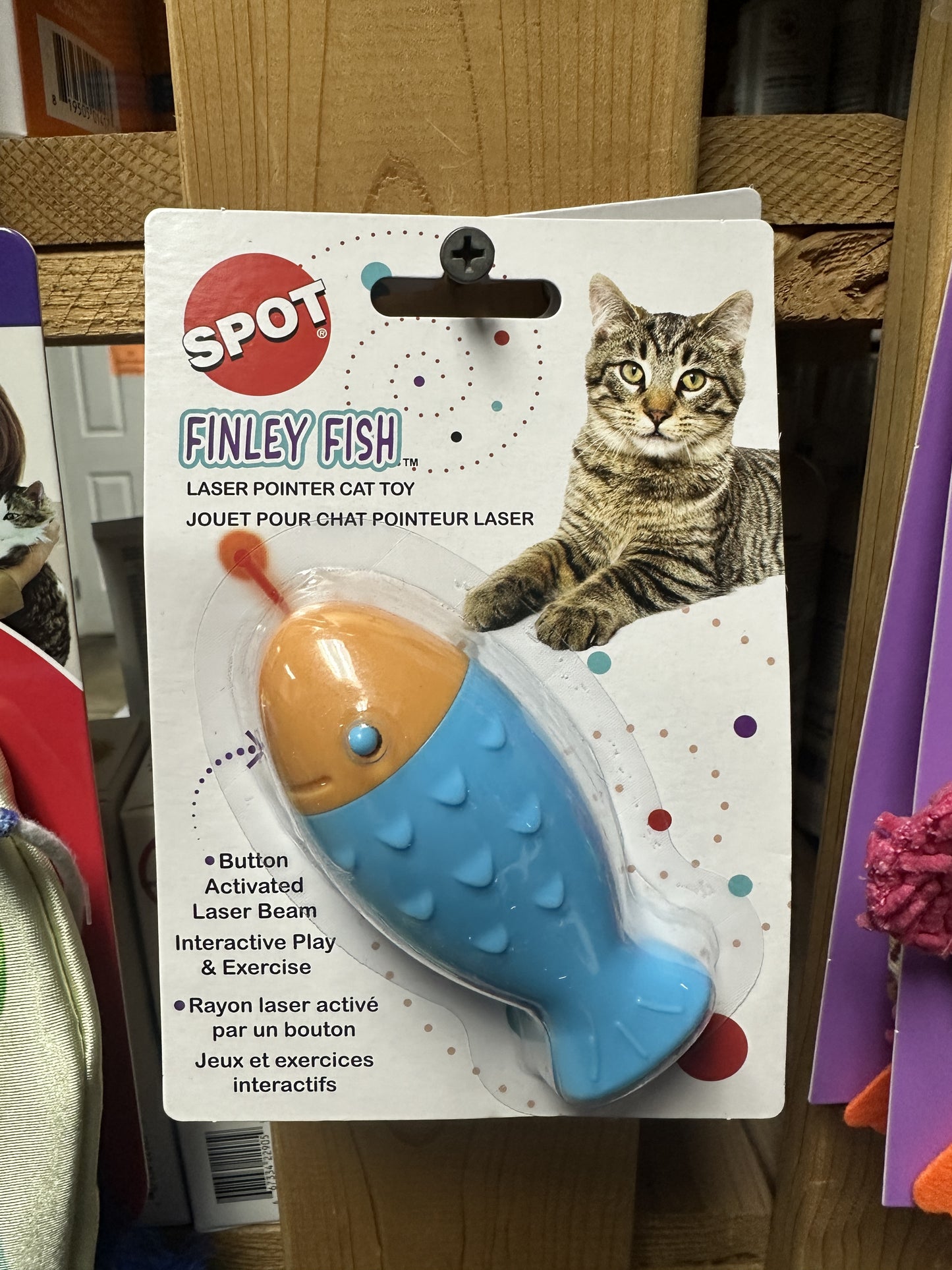 Spot Cat Toy, Finley Fish Laser