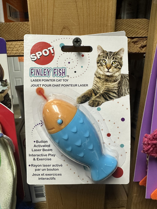 Spot Cat Toy, Finley Fish Laser