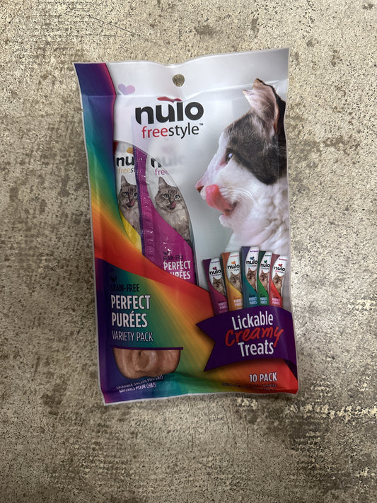 Nulo Freestyle Cat Treat, Puree Variety 10 pack