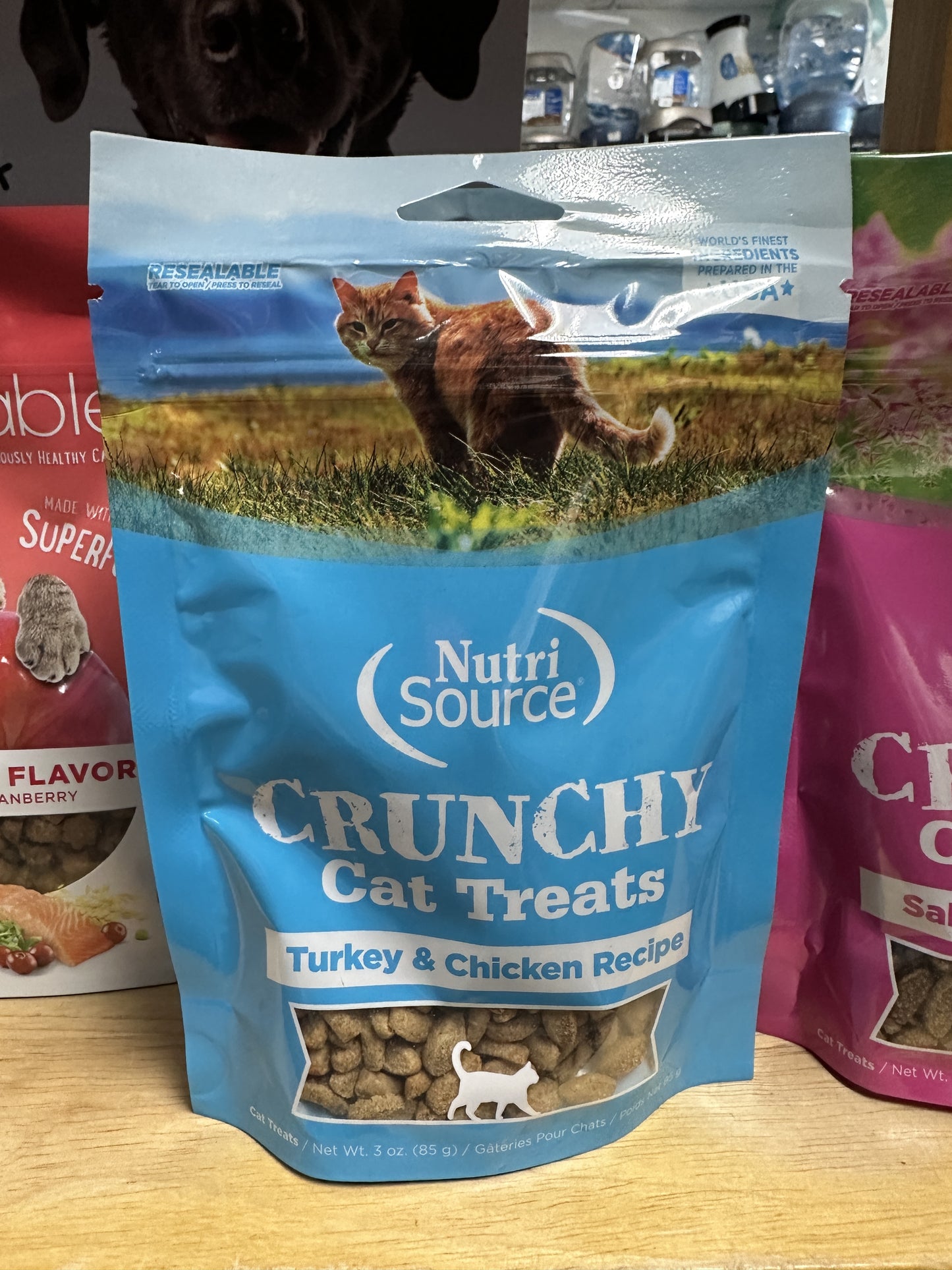 NutriSource Cat Treats, Crunchy Chicken & Turkey, 3oz