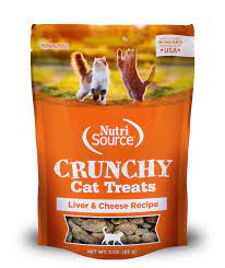 NutriSource Cat Treat, Crunchy Liver and Cheese, 3oz