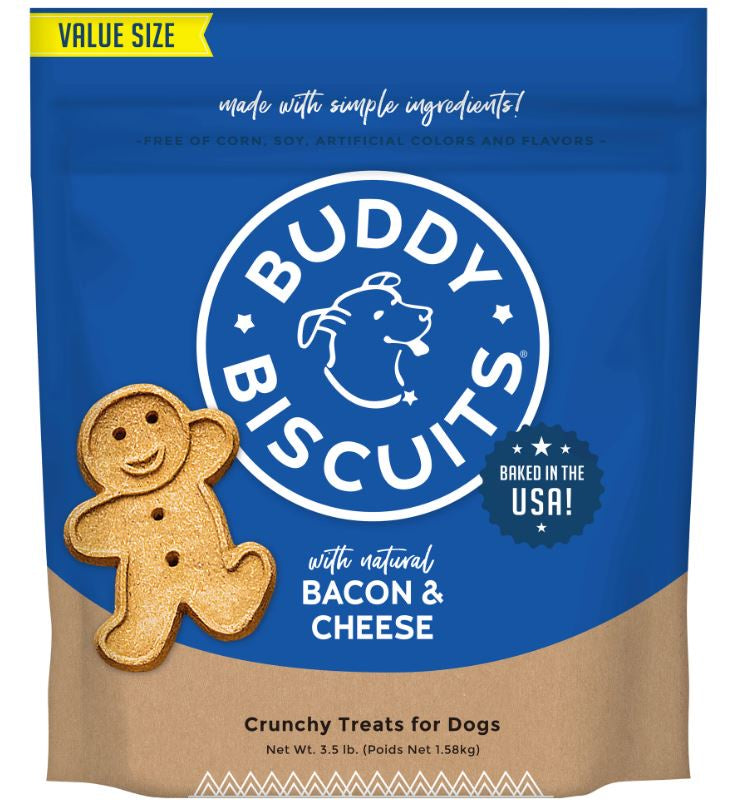 Cloudstar Buddy Biscuits Bacon Cheese ; Dog Treat 3.5 lb