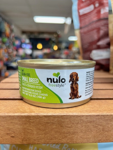 Nulo Small Breed Dog Food,  Grain Free Duck/Chickpea, 5.5oz