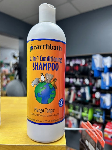 Earthbath Shampoo/Conditioner Mango Tango 16oz