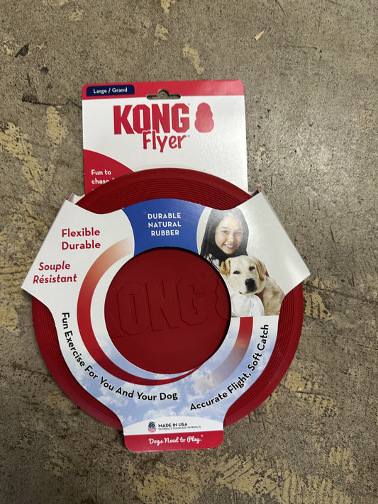 Kong Dog Toy, Red Flyer, Large