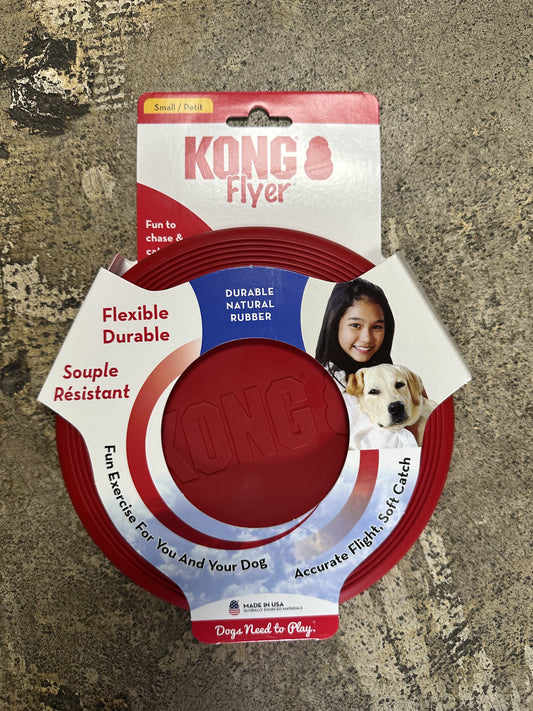 Kong Dog Toy, Red Flyer, Small