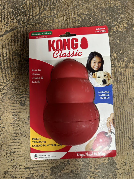 Kong Dog Toy, Kong Classic, Red XXL