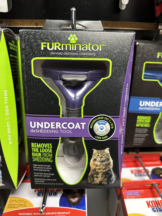 Furminator Cat Undercoat Deshedding Tool, Large
