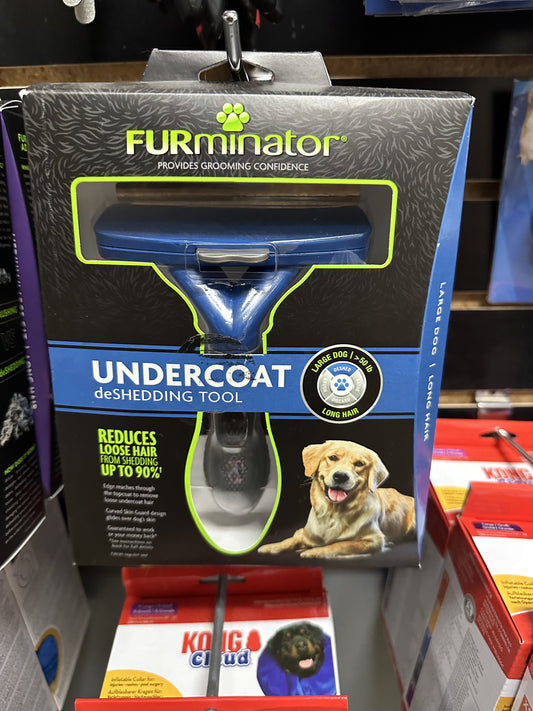 Furminator Dog, Long Hair Deshedding Tool, Large