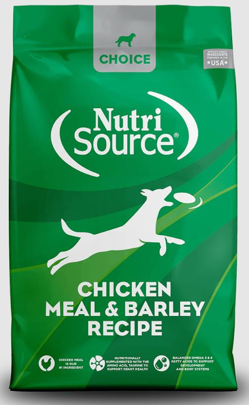 Nutri Source Choice Chicken and Barley ; Dog Food ; 5 lb bag