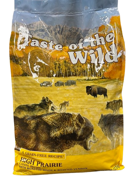 Taste of the Wild Dog Food, High Prairie Grain Free 28lb